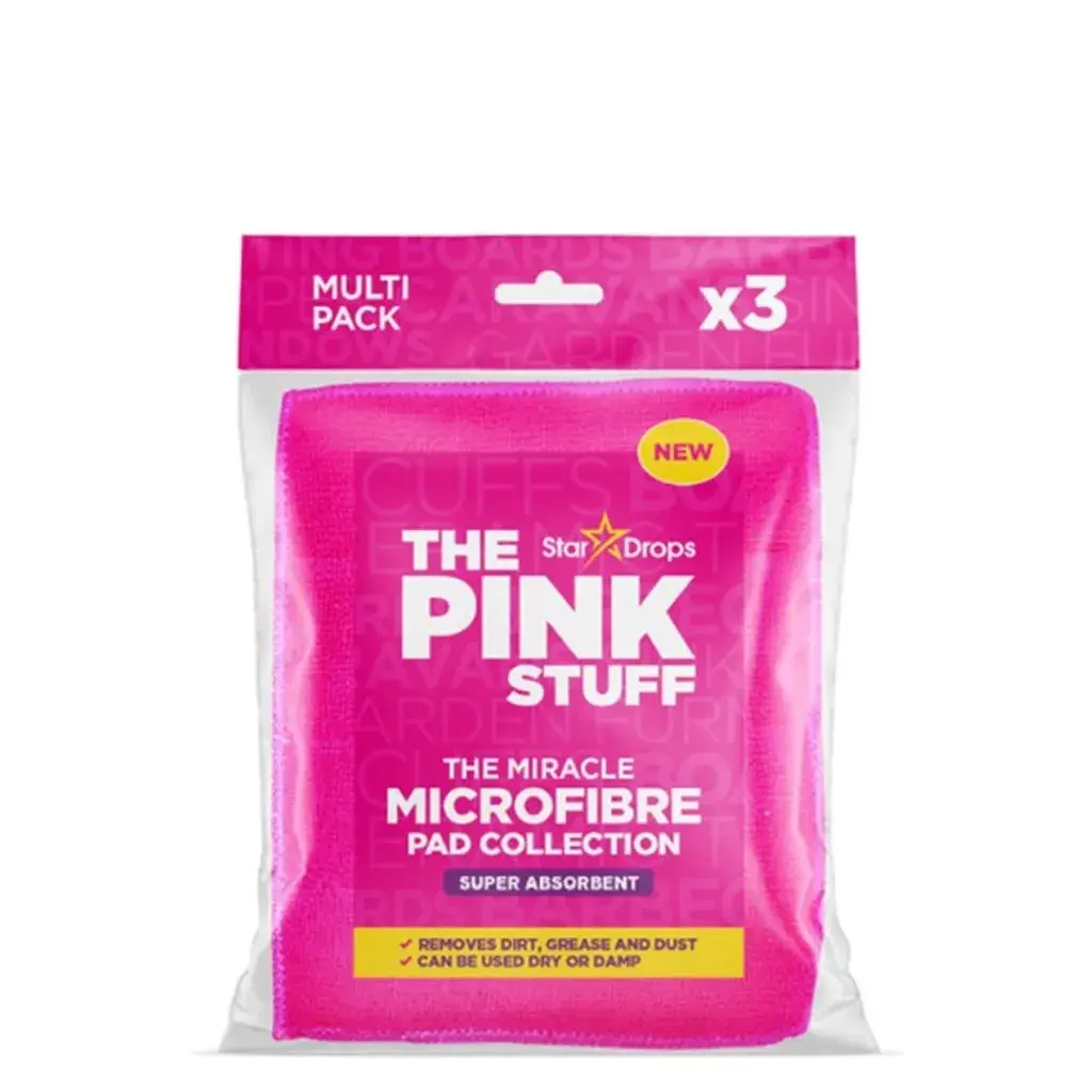 The Pink Stuff Mikrofiber krpe The Miracle, 3 komada