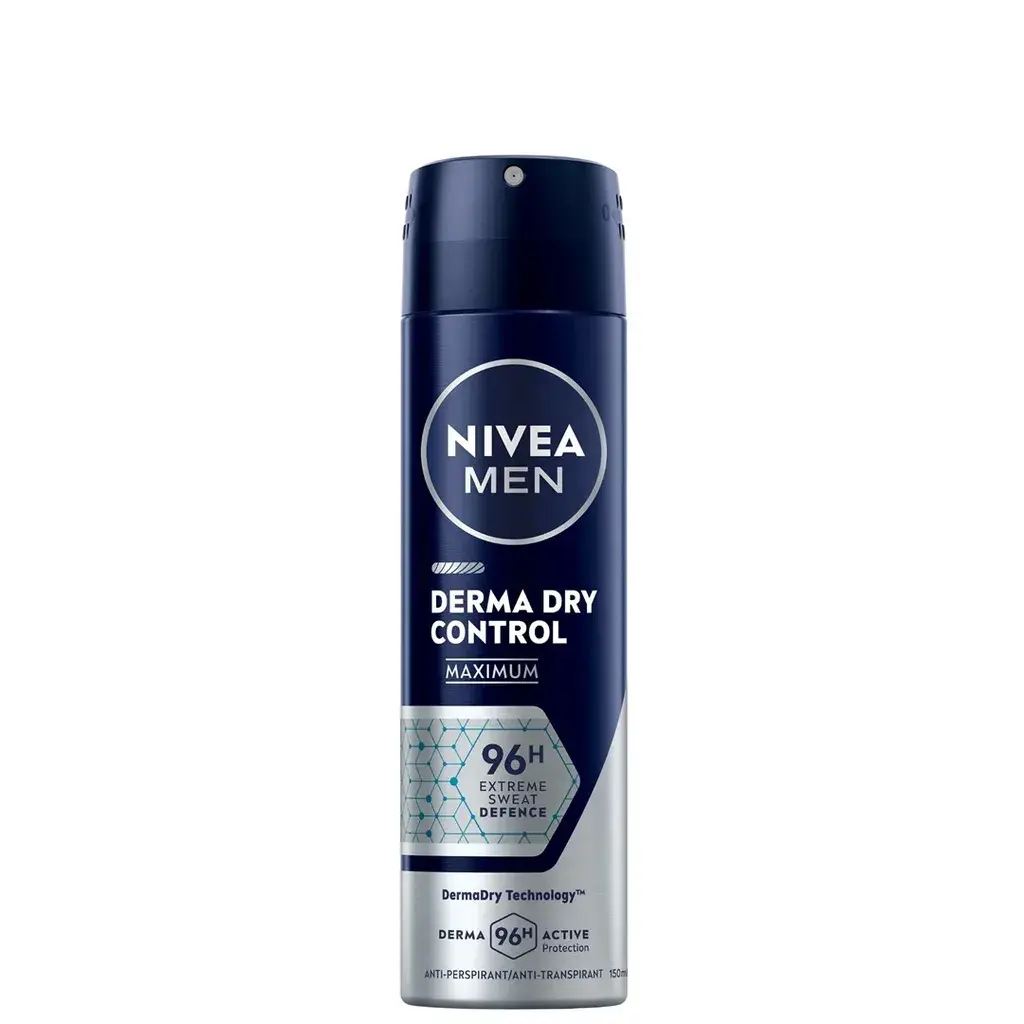 Nivea Muški dezodorans Derma Dry Control 95688, 150ml