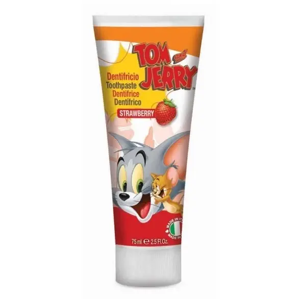 Tom&Jerry Dečija pasta za zube sa ukusom jagode, 75ml