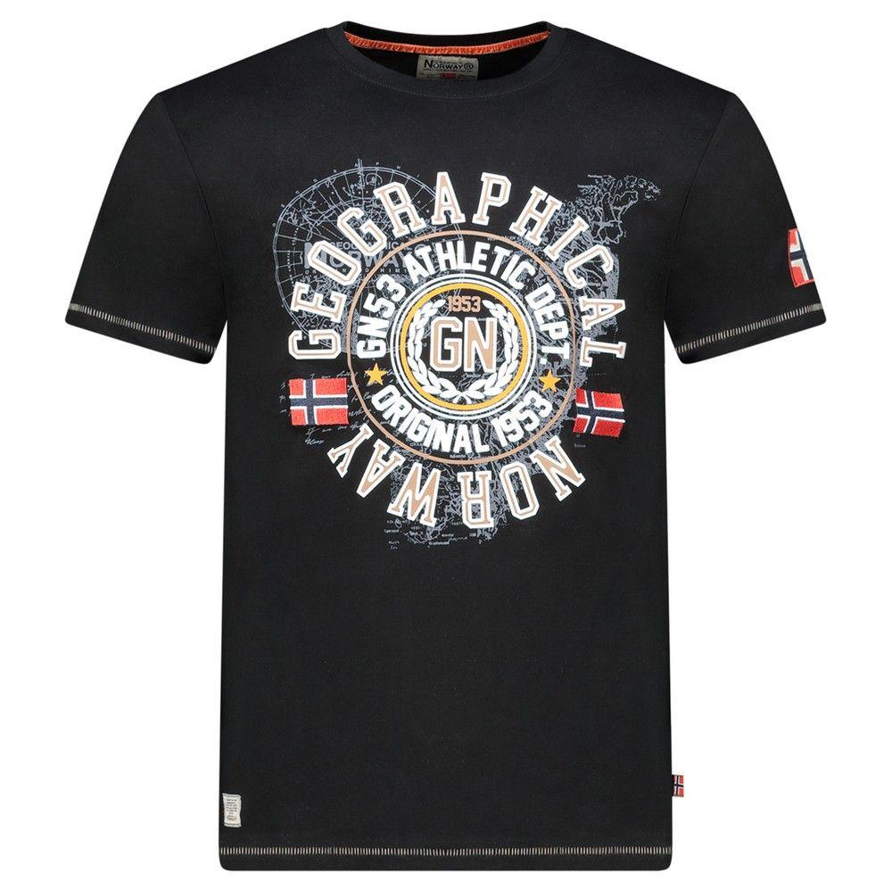 Geographical Norway Muška majica kratkih rukava Jodept Db Men 240, Crna