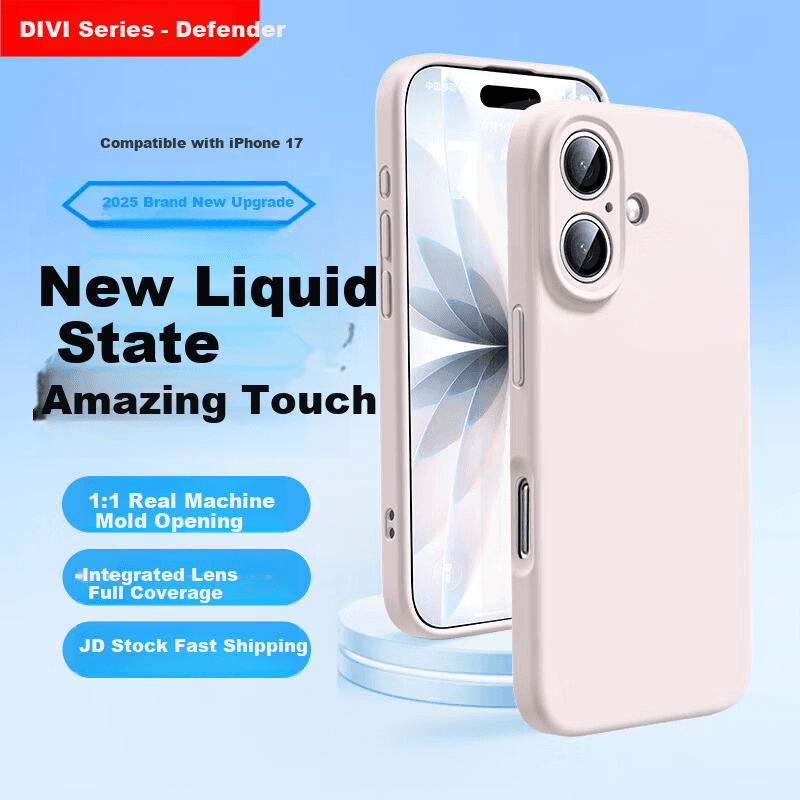 Divi Maska za mobilni telefon Apple Iphone 17, Bela