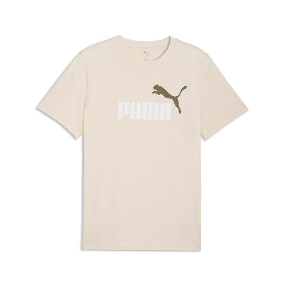 Puma Muška majica kratkih rukava Ess 2 Color N0.1 Logo, Bež