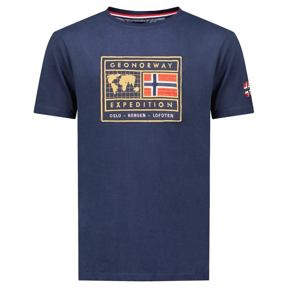 Geographical Norway Muška majica kratkih rukava Jofoten Db Men 254, Teget