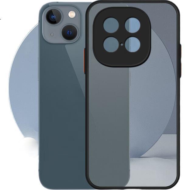 Amumu Maska za mobilni telefon vivo iQOO Z10 Turbo+/Turbo/Pro/Y300GT V2453A, Providno-crna