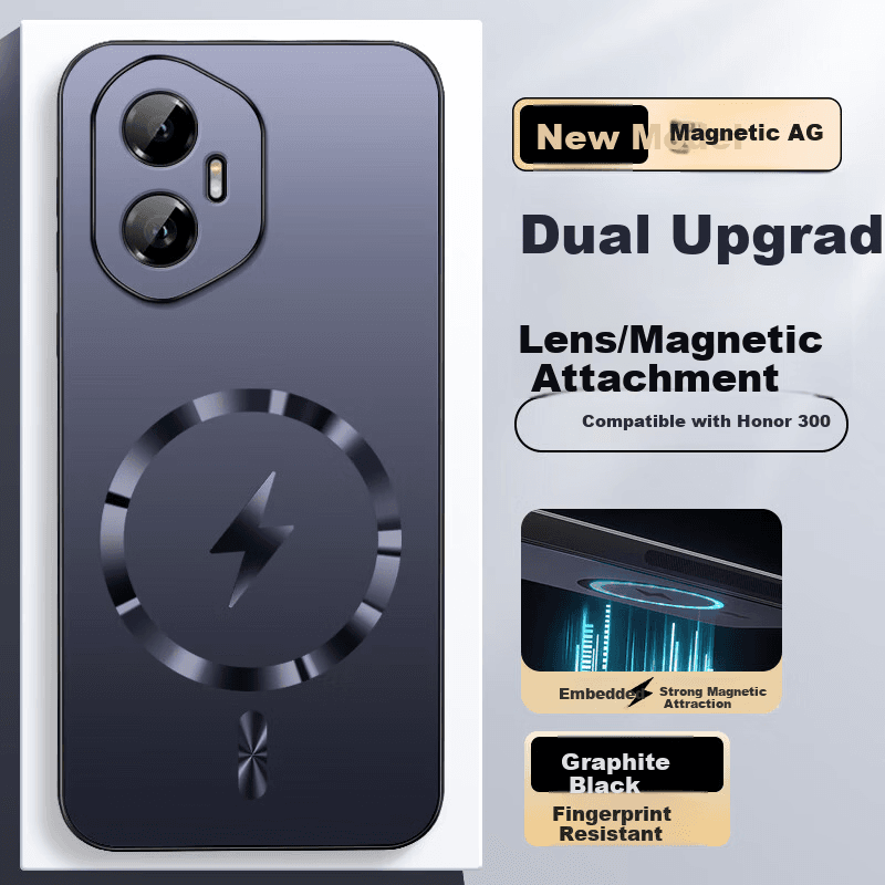 Bashidai Maska za mobilni telefon Honor 300, Crna
