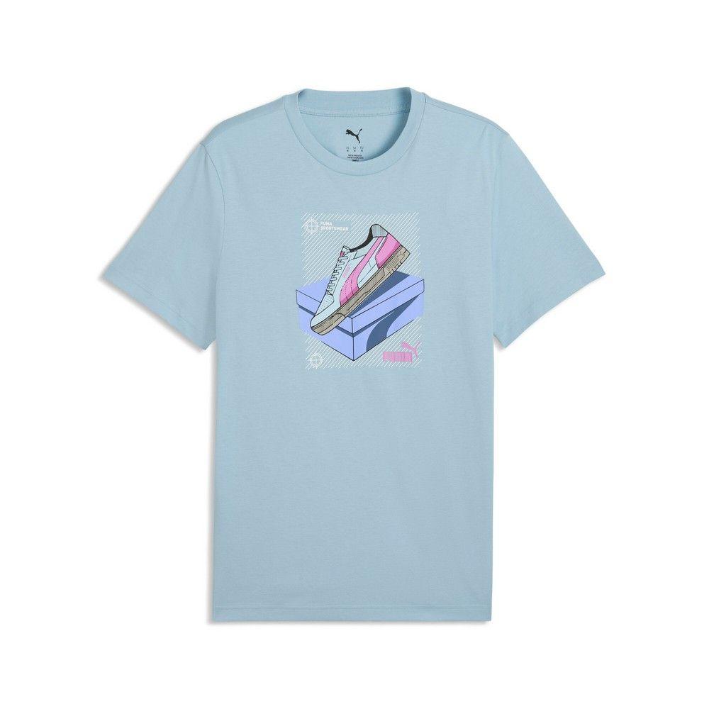 Puma Muška majica kratkih rukava Graphic Sneaker M, Plava