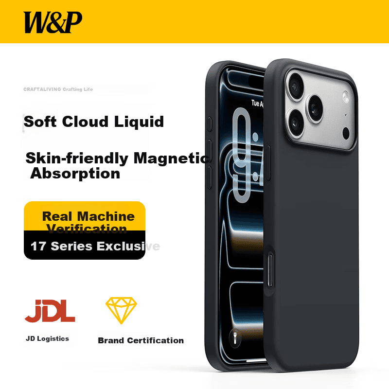 W&P Maska za mobilni telefon IPhone 17 Pro, Crna