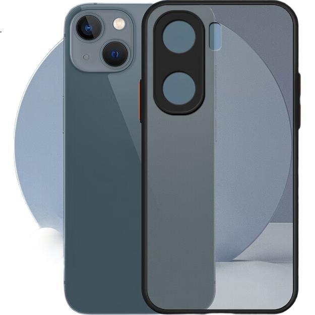Amumu Maska za mobilni telefon vivo iQOO Neo9/Pro/S Pro/Pro+ V2339A, Providno-crna