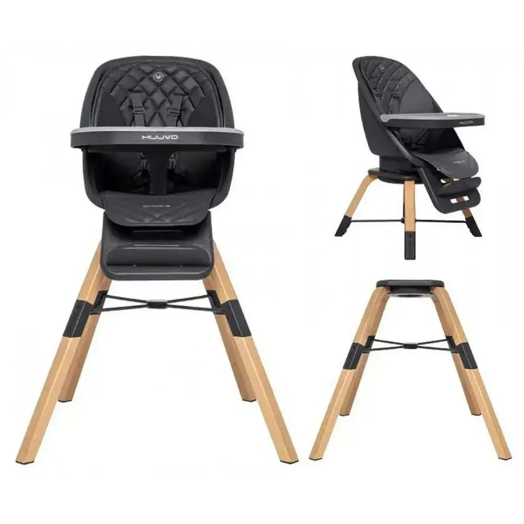 Muuvo Hranilica za bebe Choc 2, Tamnosiva