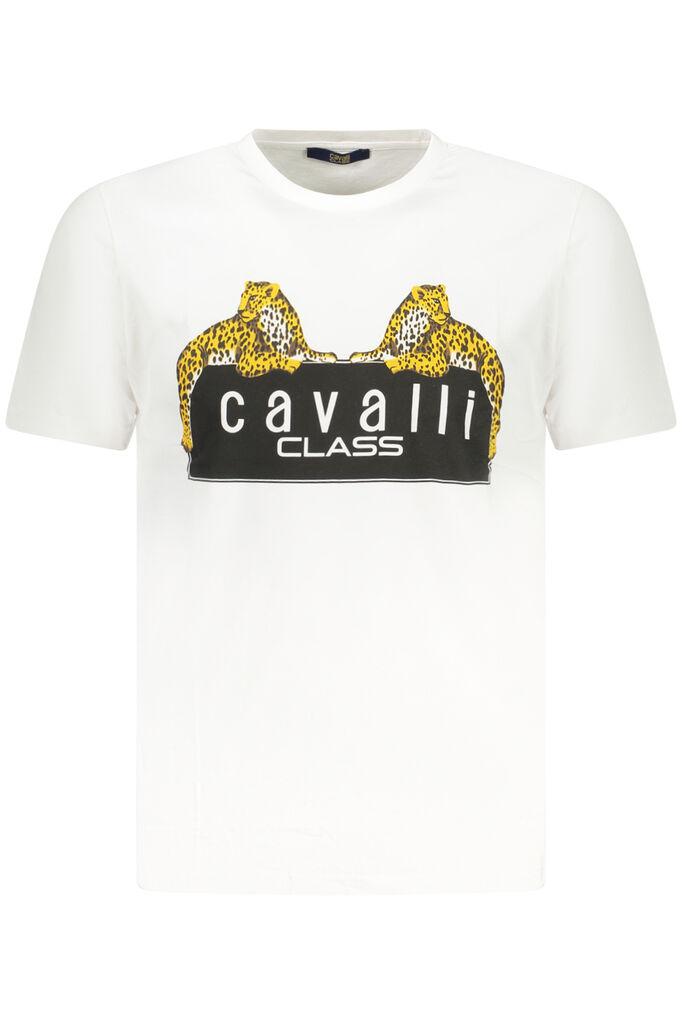 Cavalli Class Muška majica Txt60Njd060_Bi00533, Bela