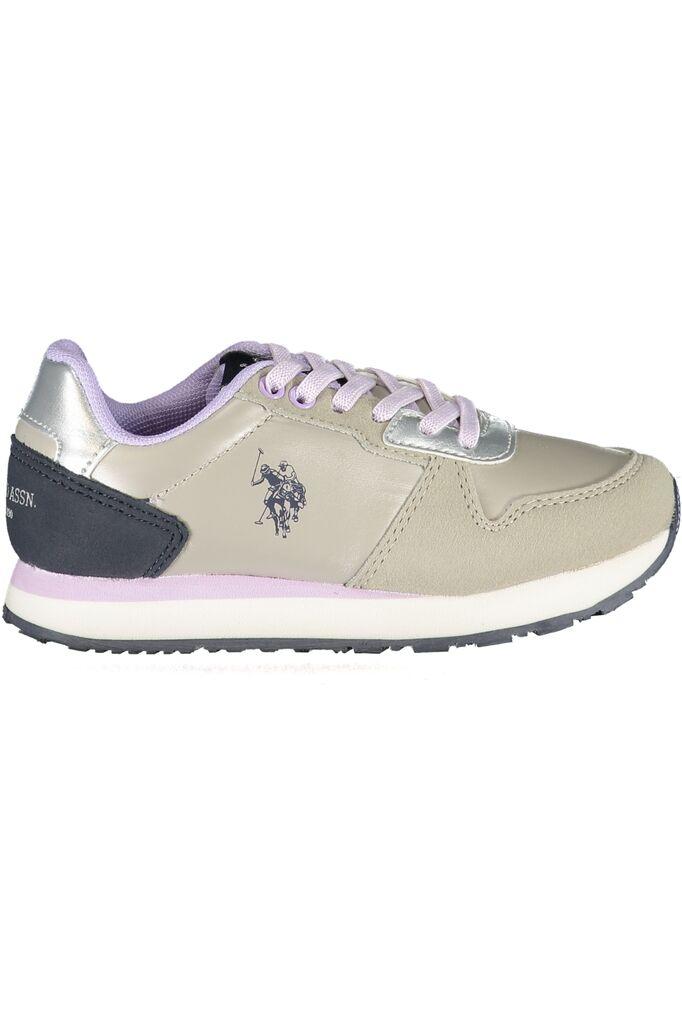 U.S. polo Assn. Patike za devojčice Nobik011Kcnh2_Agsildbl01, Srebrne boje