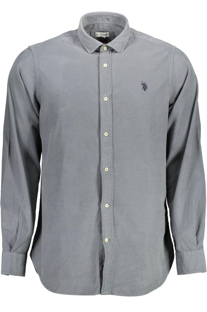 U.S. polo Assn. Muška košulja 6446753348_414F447_Blu487, Siva