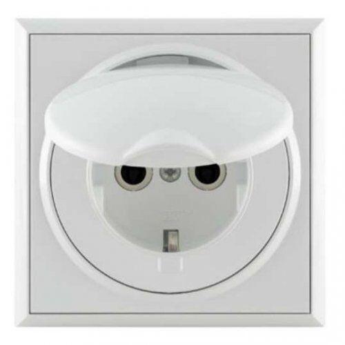 Priključnica šuko ii keramički poklopac p+