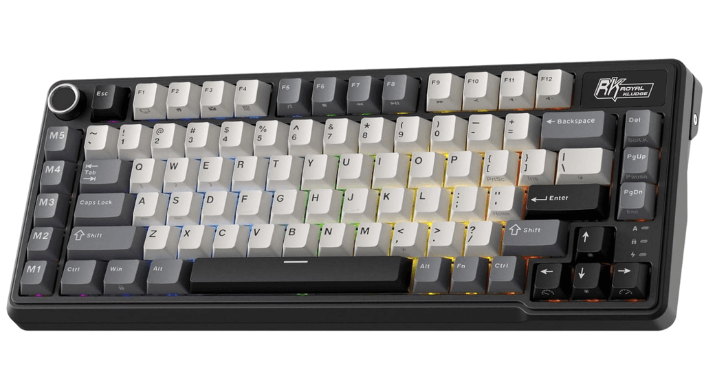 Royal Kludge Gaming mehanička tastatura L75, Hot-Swap, Crna