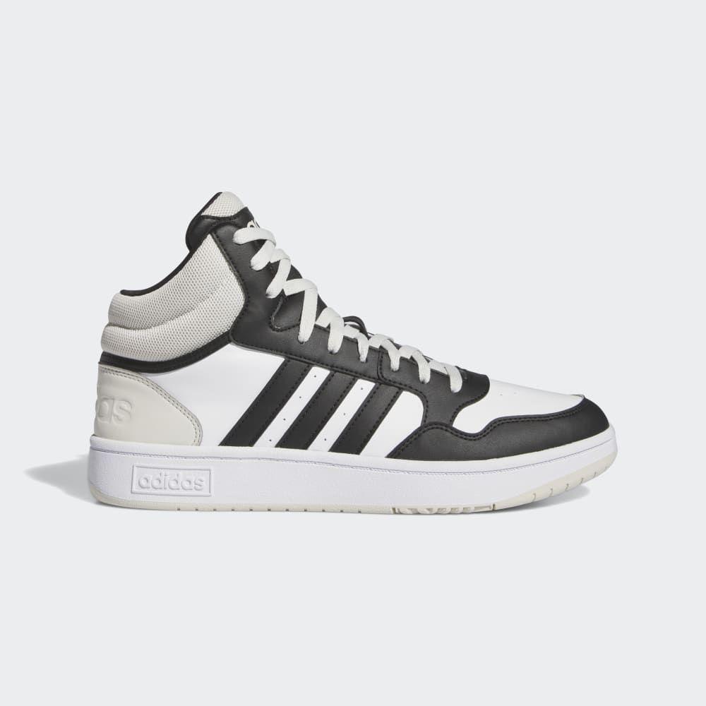 Adidas Muške patike Hoops 3.0 Mid, Belo-crne