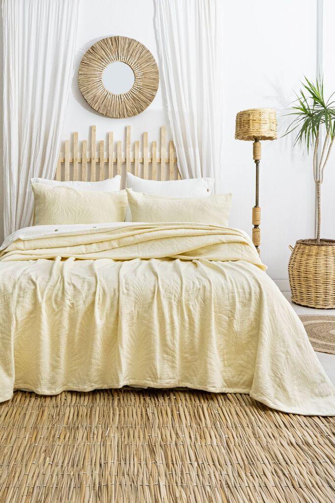 L'essentiel Maison Set Prekrivač i jastučnice Silvia, 240x260 cm, Žuti