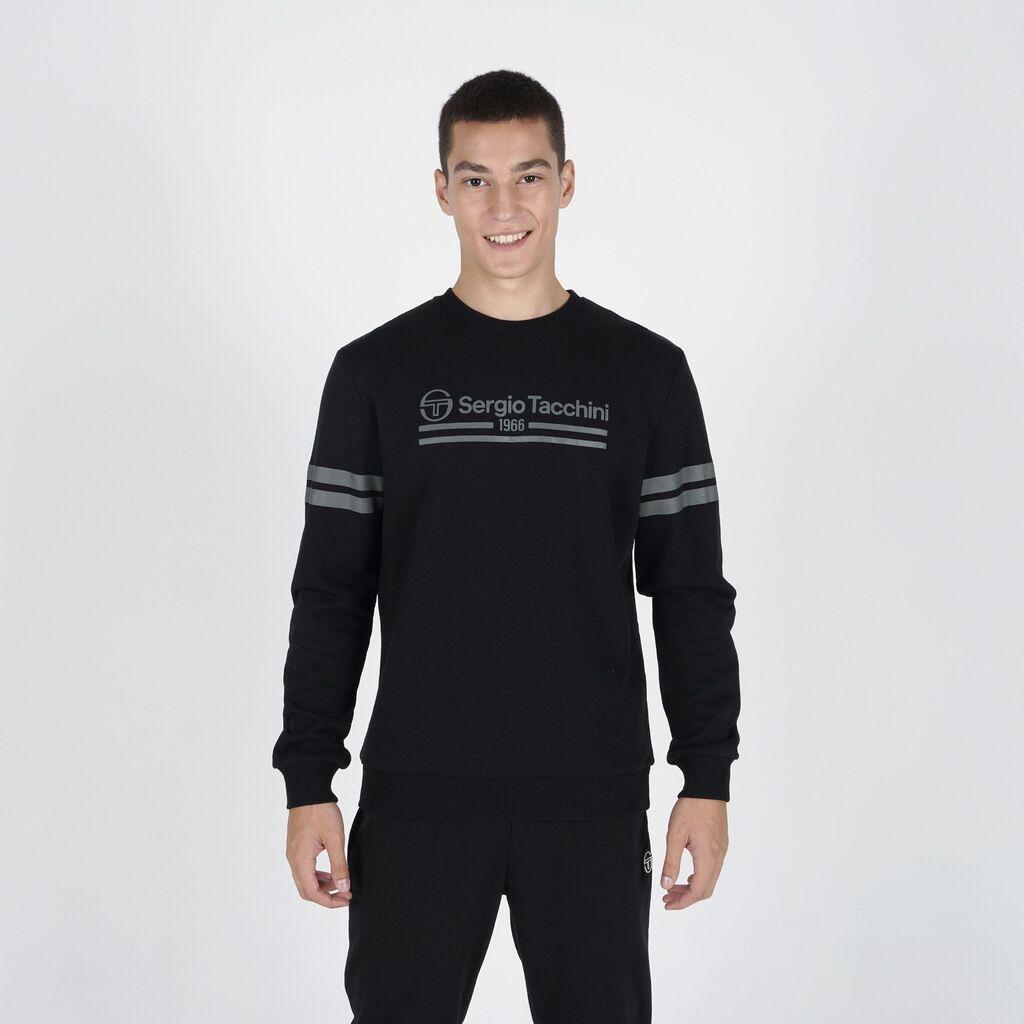 Sergio Tacchini Muški duks Andy crewneck, Crni
