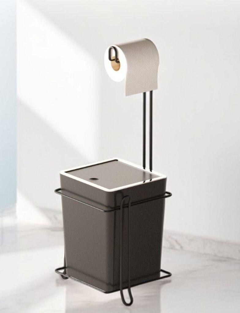 Hermia Držač za toalet papir SB423-B, Crni