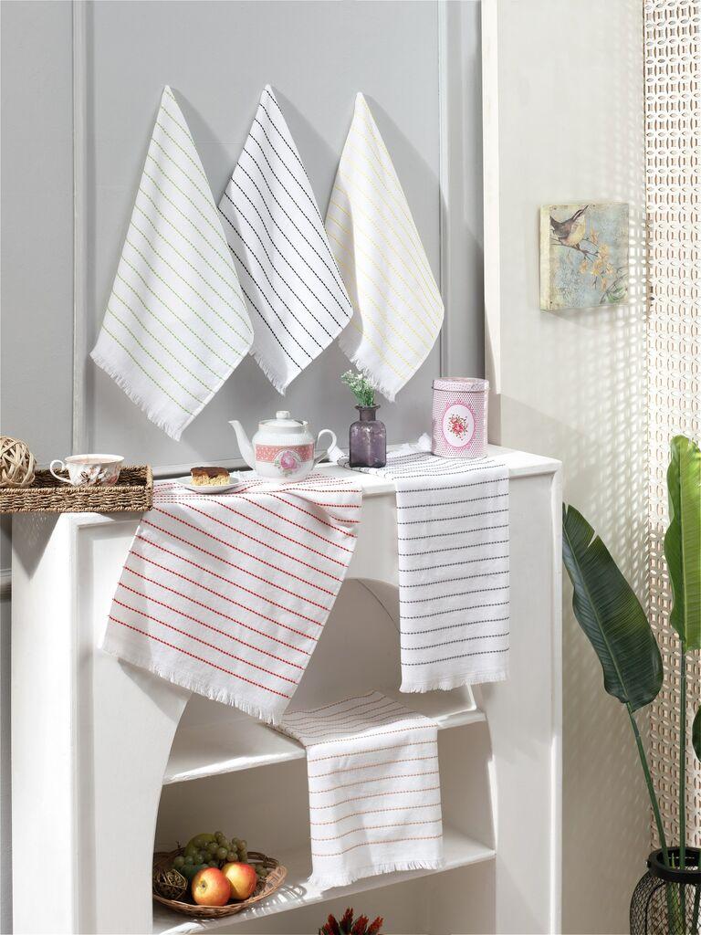 Hermia Kuhinjske krpe Cizgi, 6 komada, Šarene