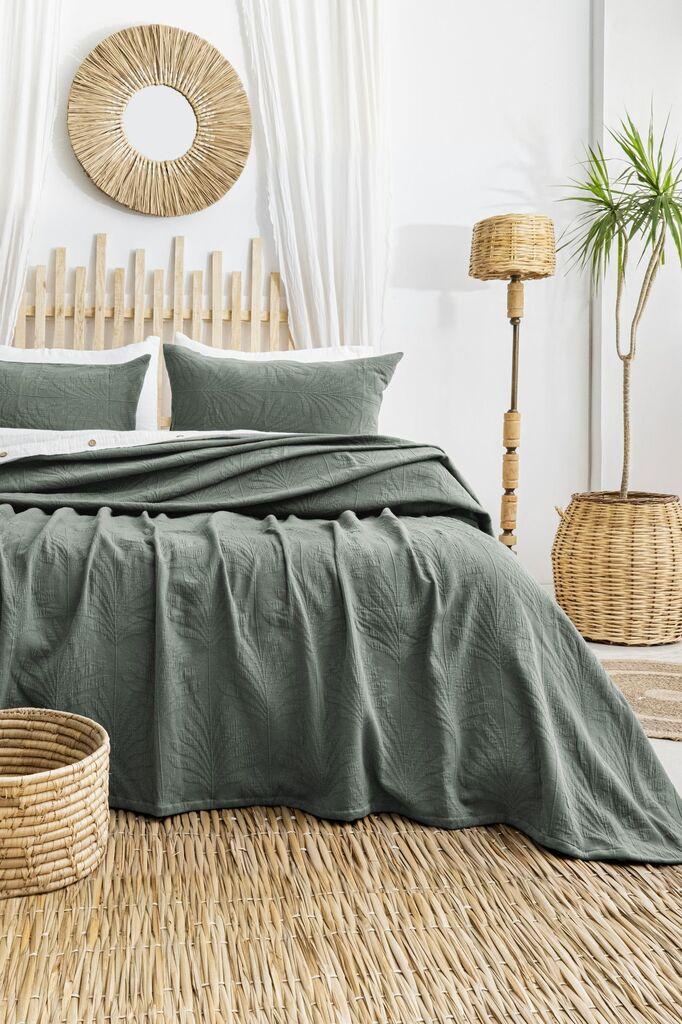 L'essentiel Maison Set Prekrivač i jastučnice Silvia, 240x260 cm, Zeleni