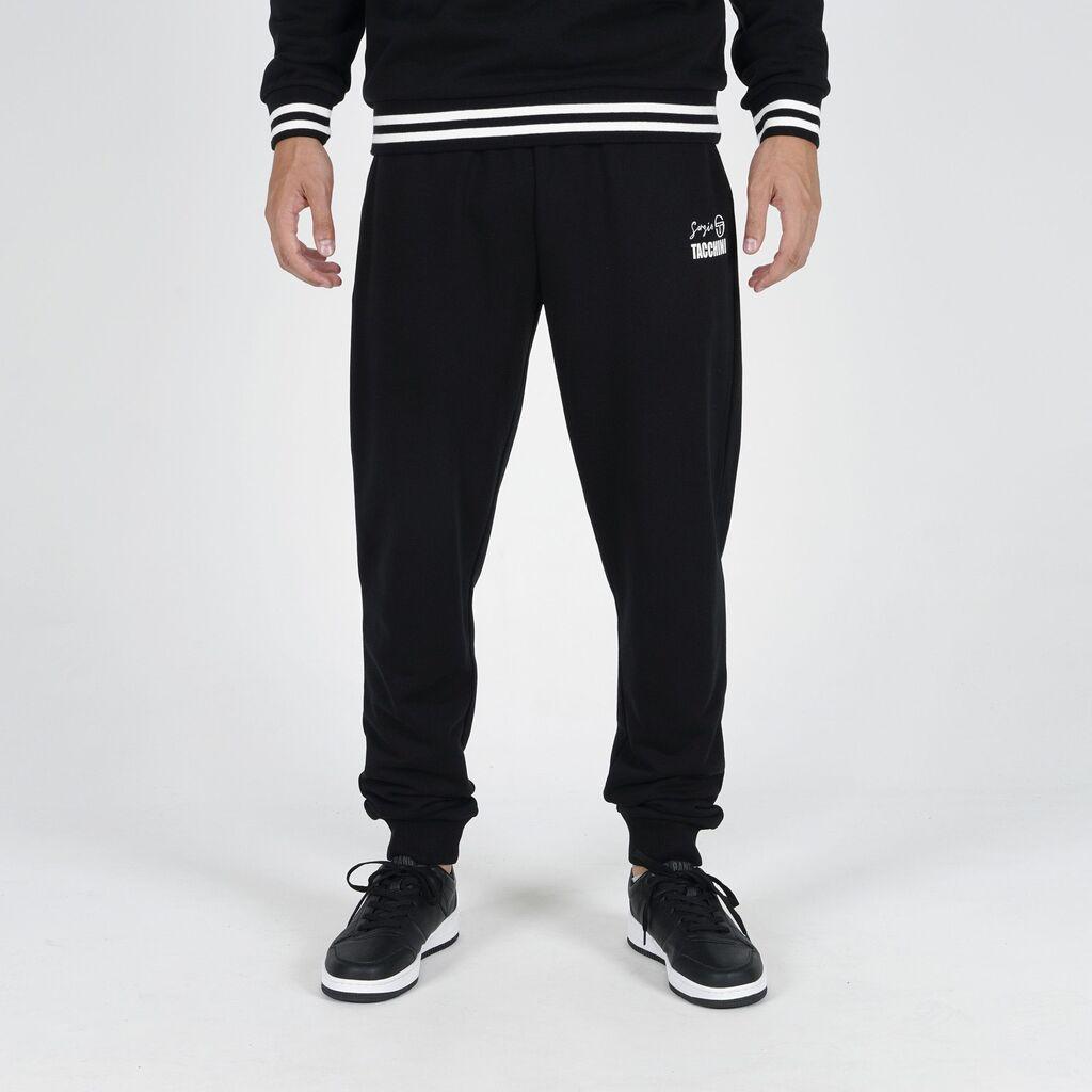 Sergio Tacchini Muški donji deo trenerke Jack, Crni