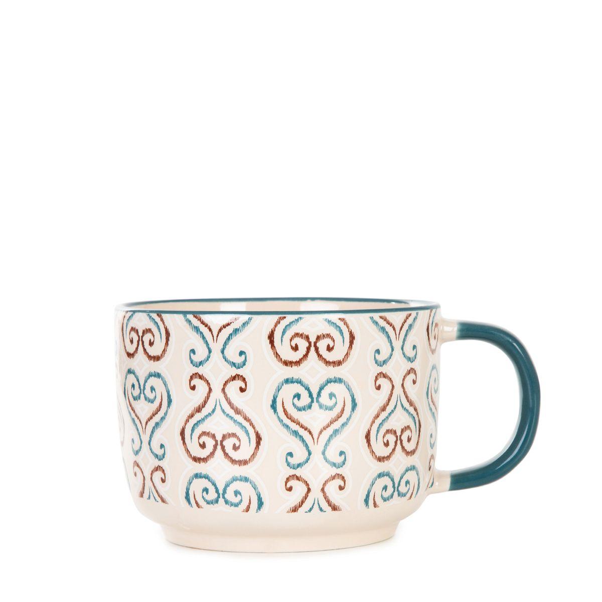 HOMLA Šolja Azino, Porcelanska, 380 ml, Krem