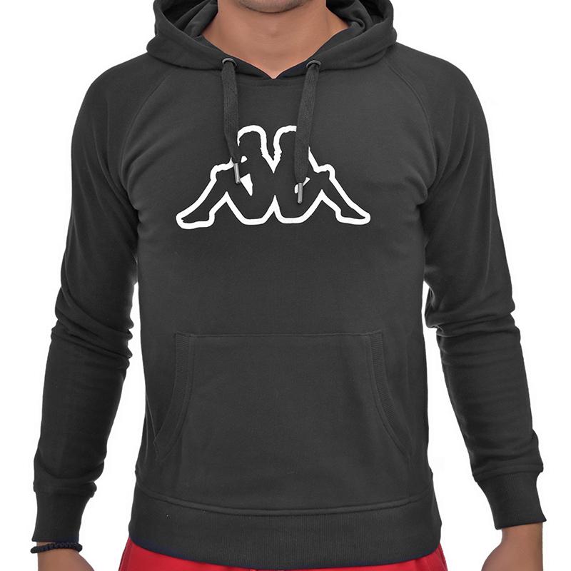 KAPPA Ženski duks Logo Zeleril LFS, Crni