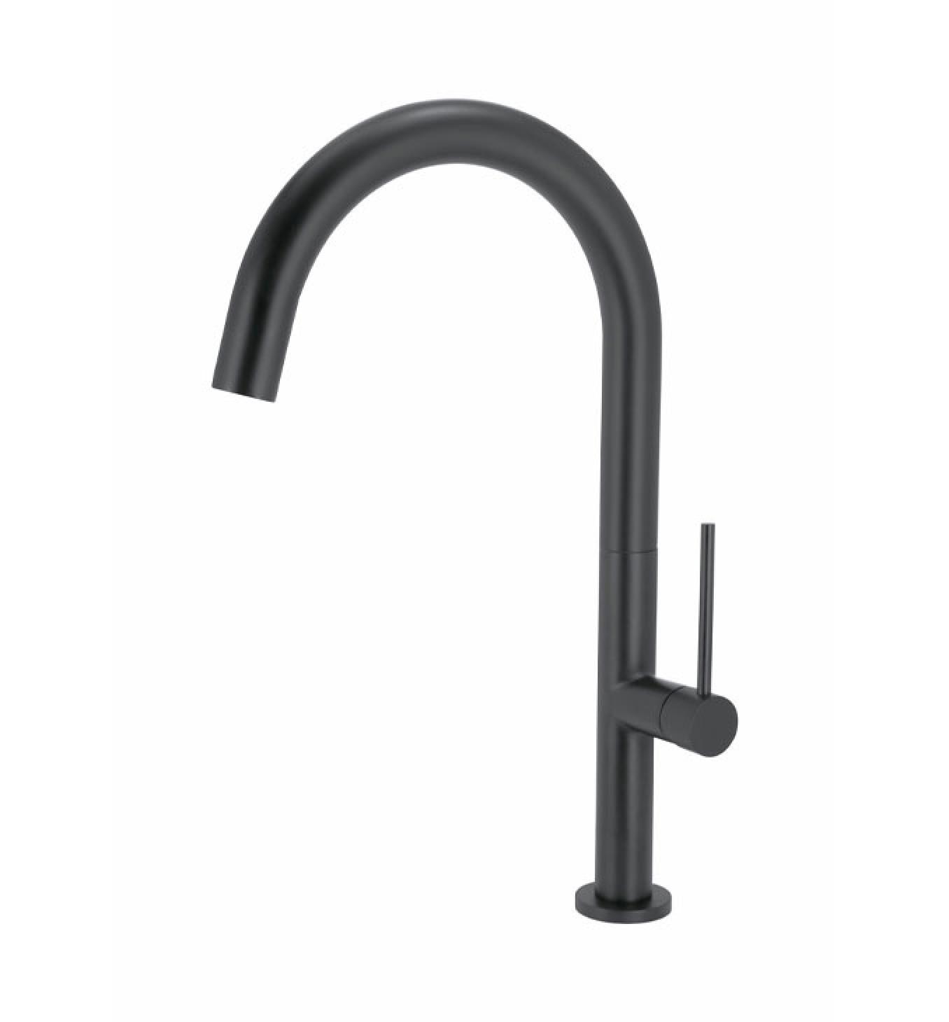 COPEN Jednoručna baterija za sudoperu SALT, Mat crna