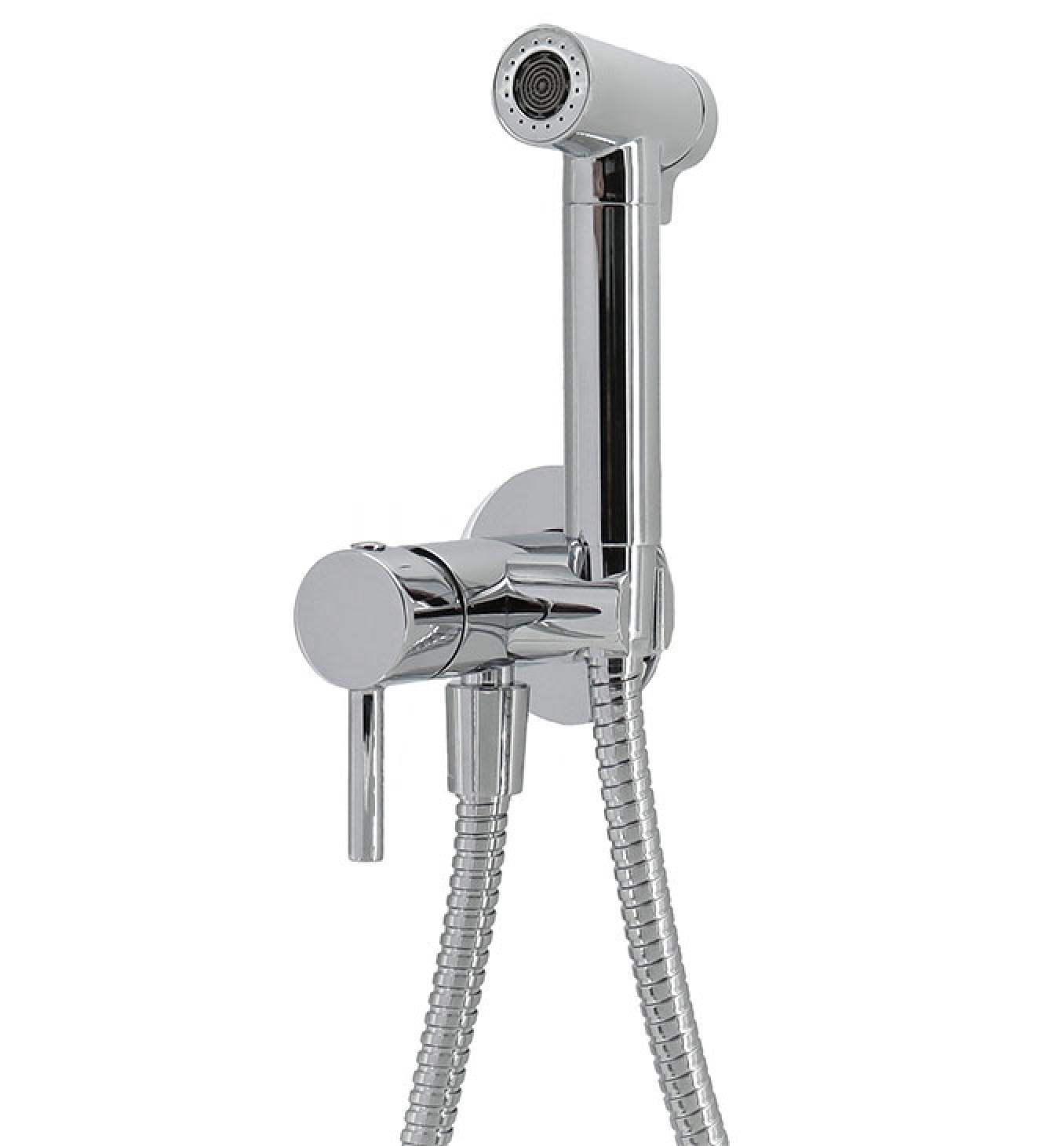 COPEN Ugradna baterija sa držačem tuša i setom za ispiranje, Hrom