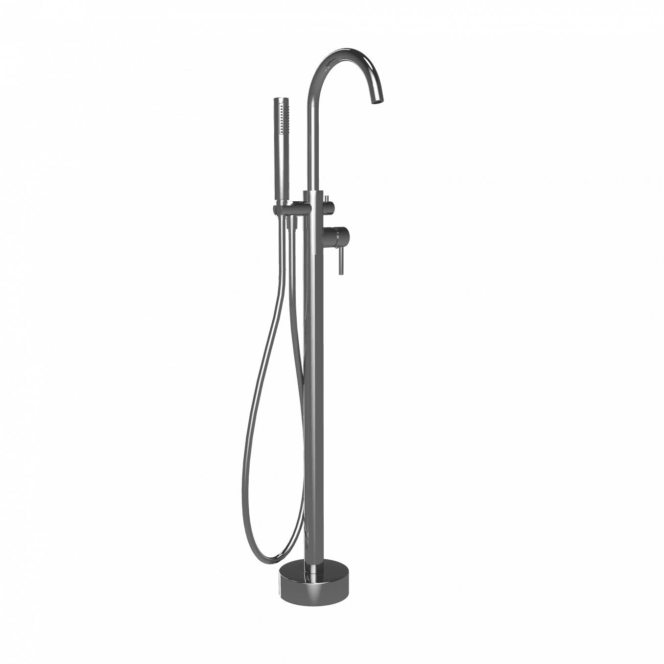 COPEN Baterija za samostojeću kadu SKY, Hrom