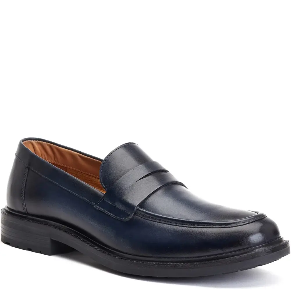 Base London Muške mokasnie Ivey, Teget