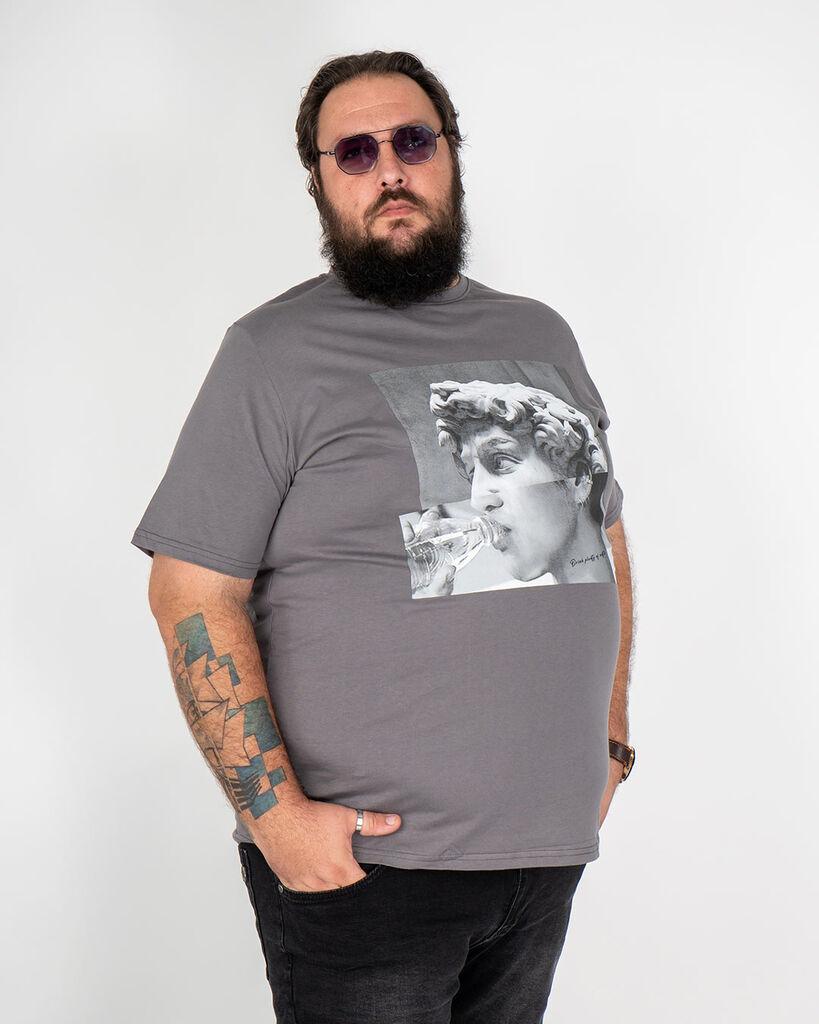 La ForceGrande Muška majica SB U25027, Siva