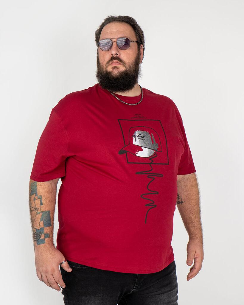 La ForceGrande Muška majica SRC 604, Bordo