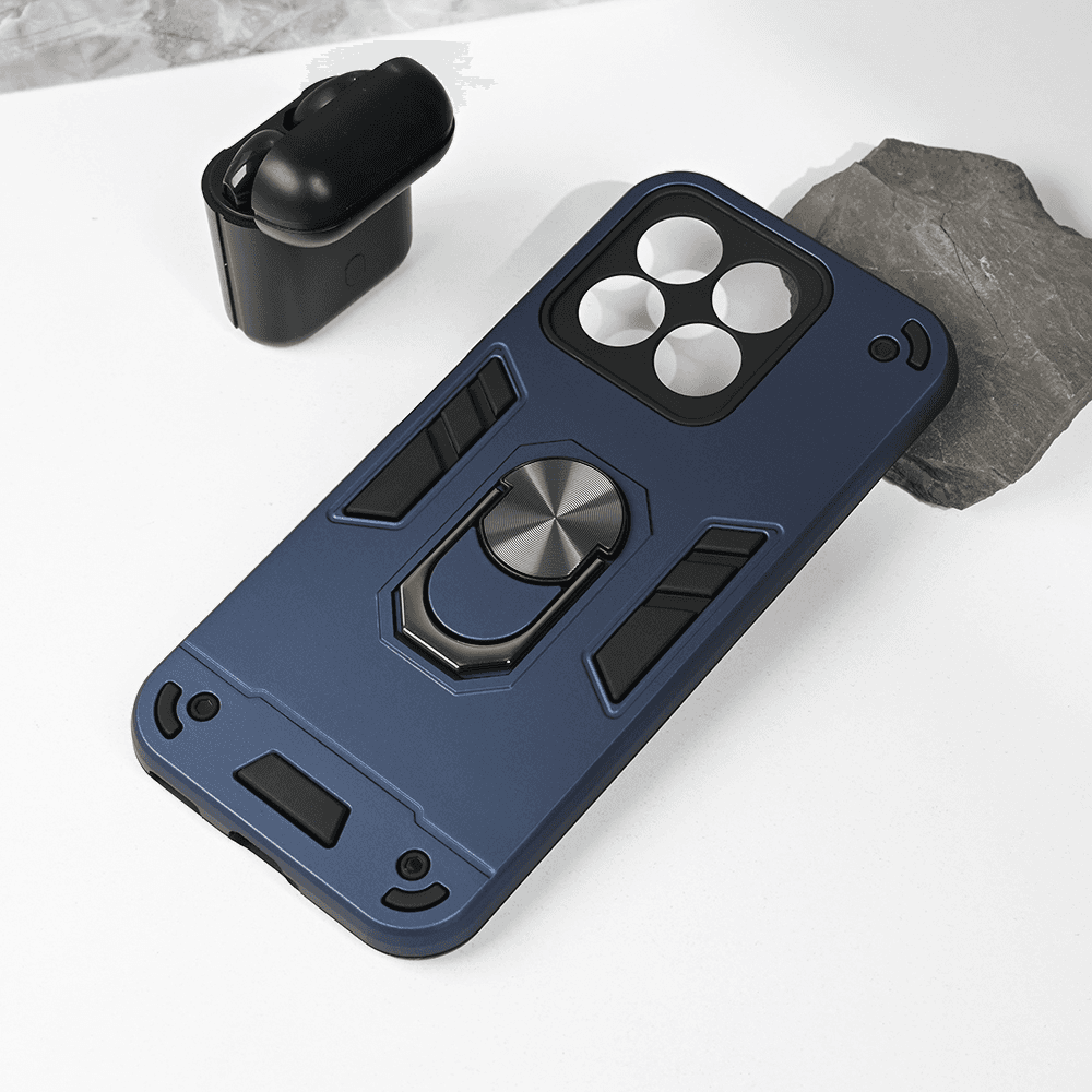 Maska Hard Ring za Honor x8b tamnoplava