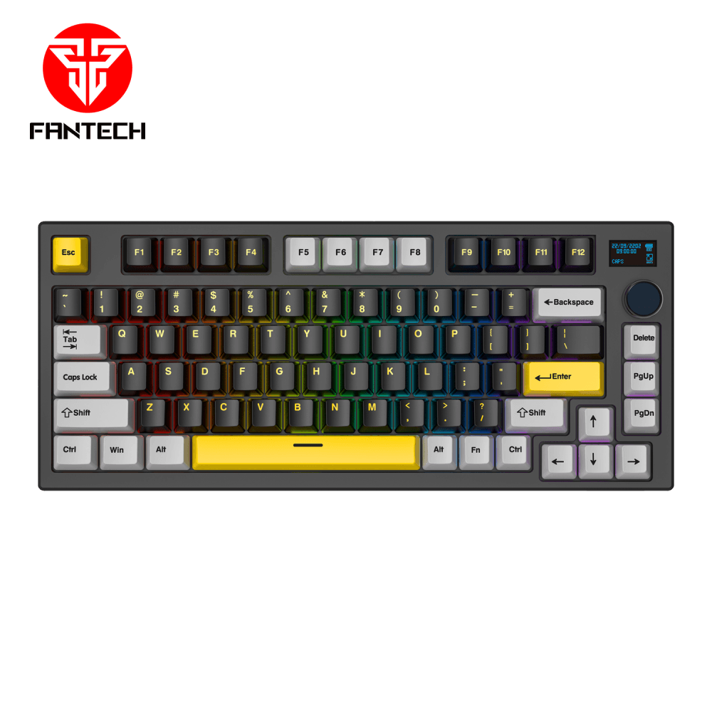 FANTECH Mehanička tastatura Gaming MK910 RGB Vibe Maxfit 81 Vibrant Utility Wireless (Yellow switch)