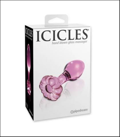 PIPEDREAM Analna kupa, Staklena, 7.5 cm, Roze