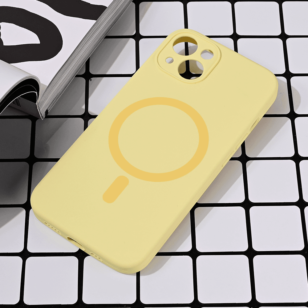 Maska Magsafe Pure color za iPhone 13 6.1 zuta