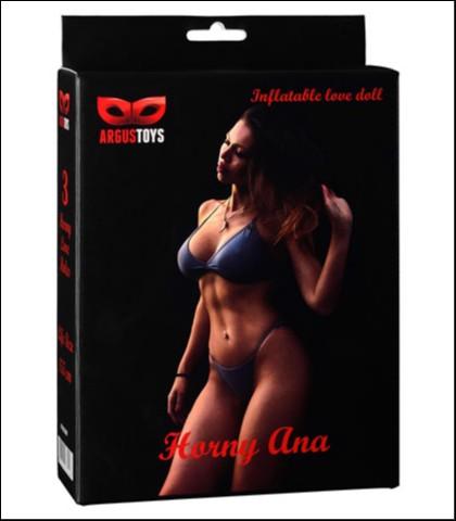 ARGUS TOYS Lutka na naduvavanje Horny Ana