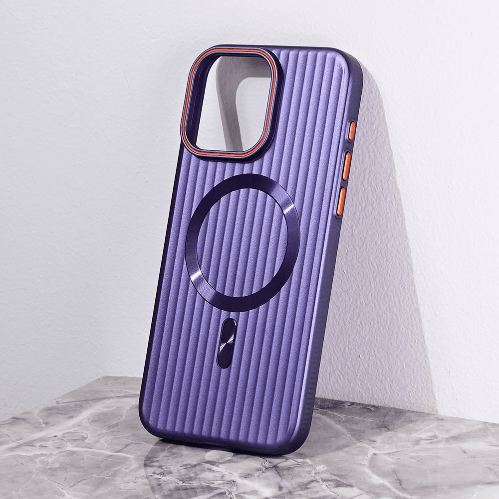 Maska Magsafe Stripe za iPhone 15 Pro Max 6.7 ljubičasta