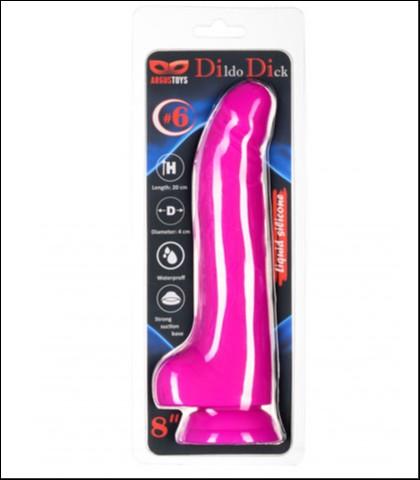 ARGUS TOYS Dildo, Silikonski, 20 cm, Ljubičasti