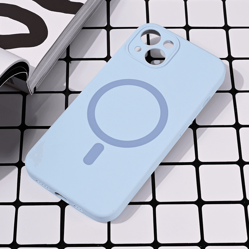 Maska Magsafe Pure color za iPhone 13 6.1 svetloplava