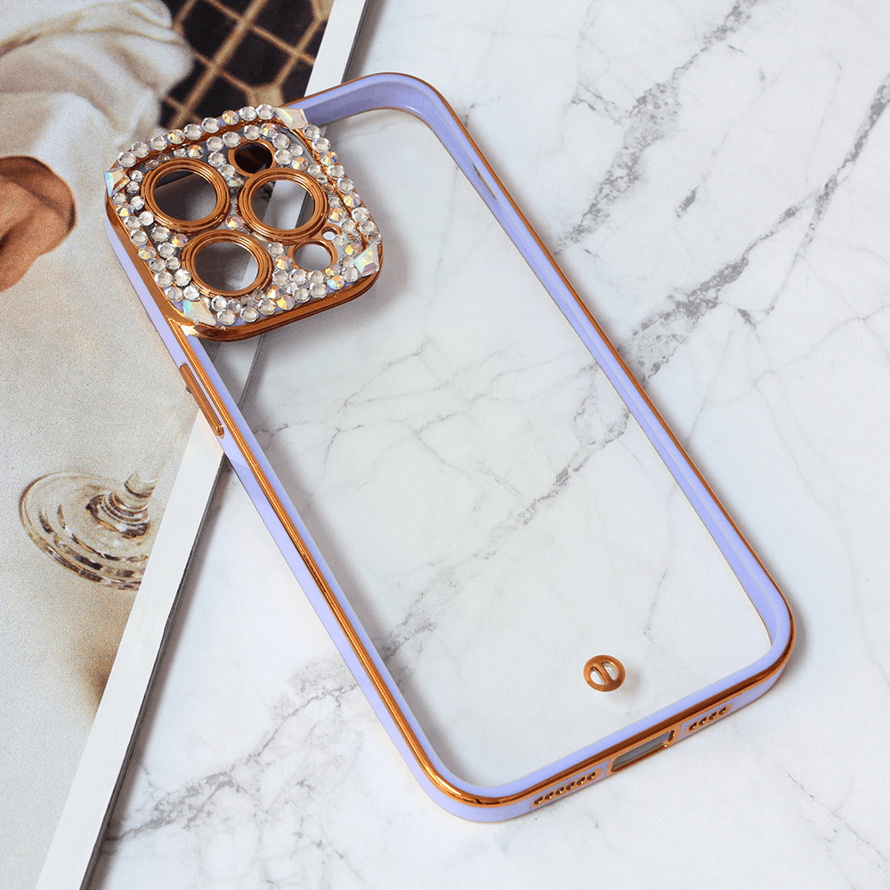 Maska Cirkon Camera za iPhone 15 Pro Max 6.7 ljubičasta