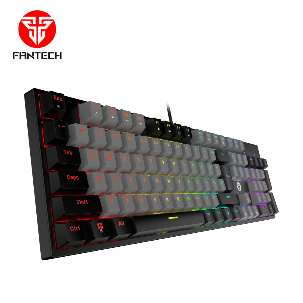 FANTECH Mehanička tastatura Gaming MK886 RGB Atom siva (Red switch)