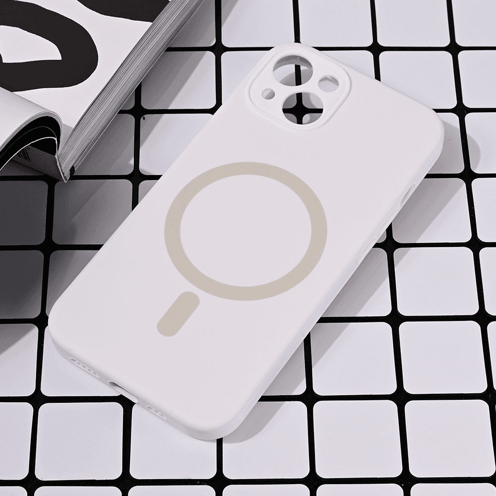 Maska Magsafe Pure color za iPhone 13 6.1 bela