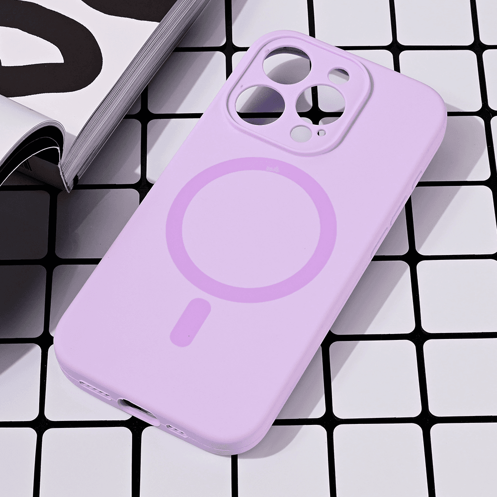 Maska Magsafe Pure color za iPhone 15 Pro 6.1 lila