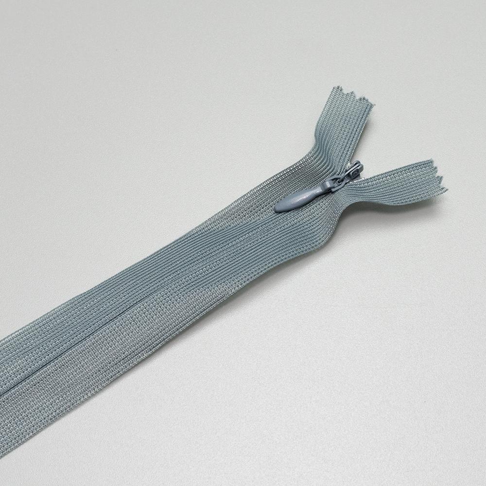 ARTFABRIC STORE Skriveni rajsferšlus, Tip 3, 60 cm, Sivi