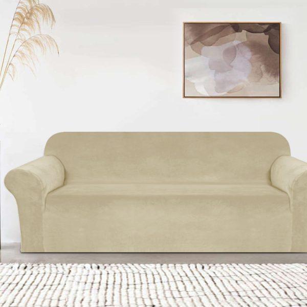 BLUE BELL Rastegljiva navlaka za trosed Bež