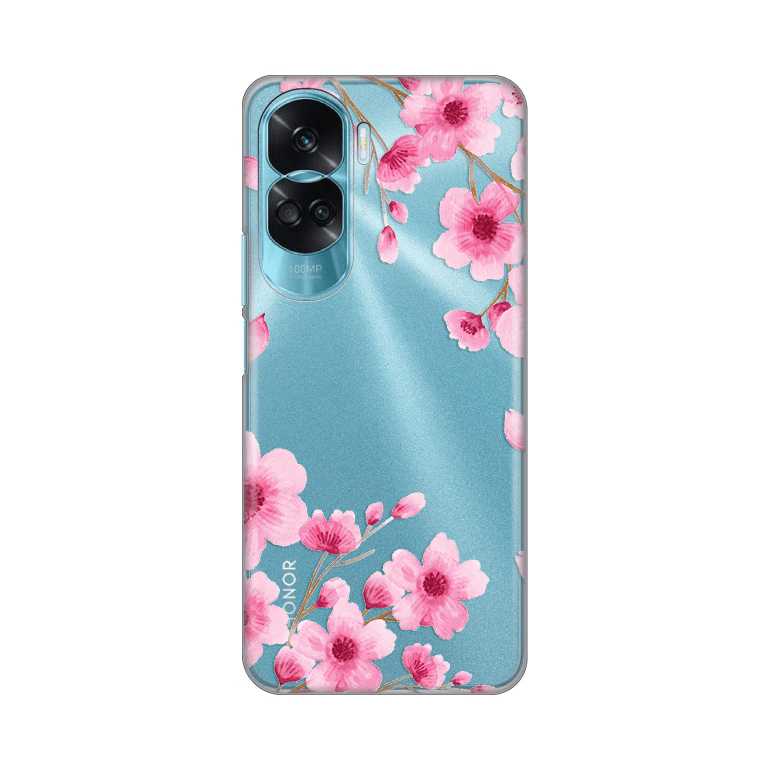 Maska Silikonska Print Skin za Honor 90 Lite Rose Flowers