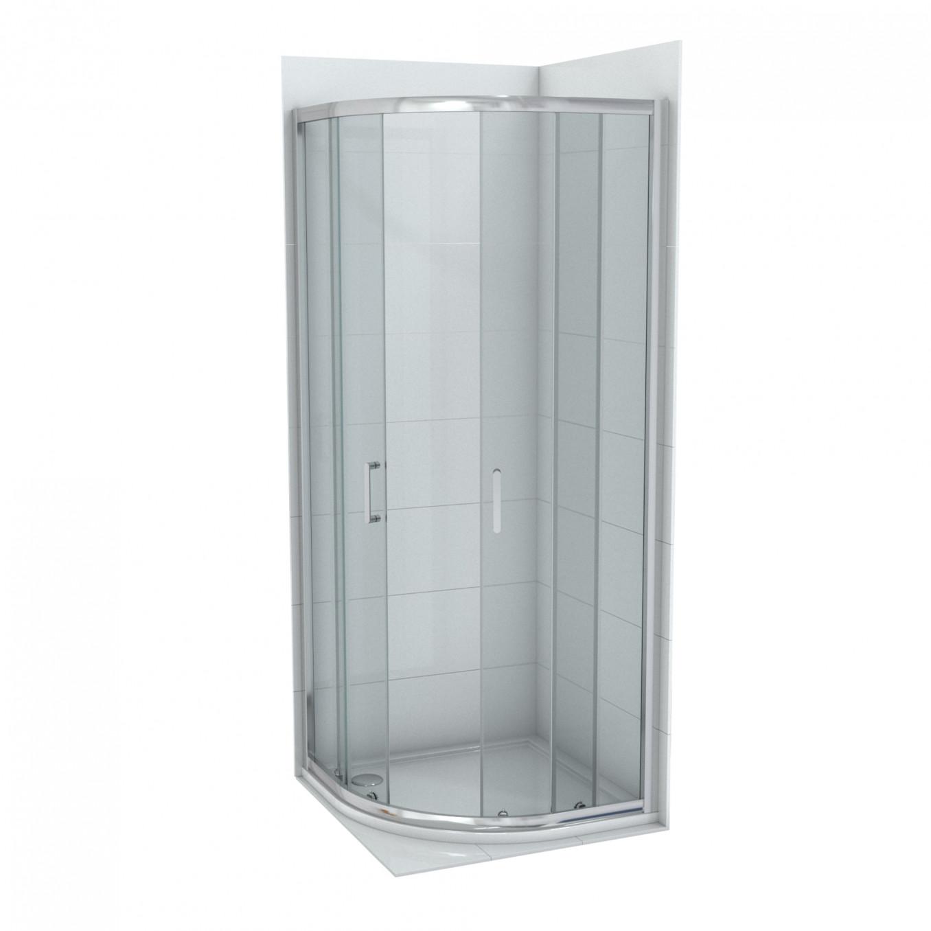 COPEN Tuš kabina Atlas R80 x 195 cm, Providno staklo 6 mm