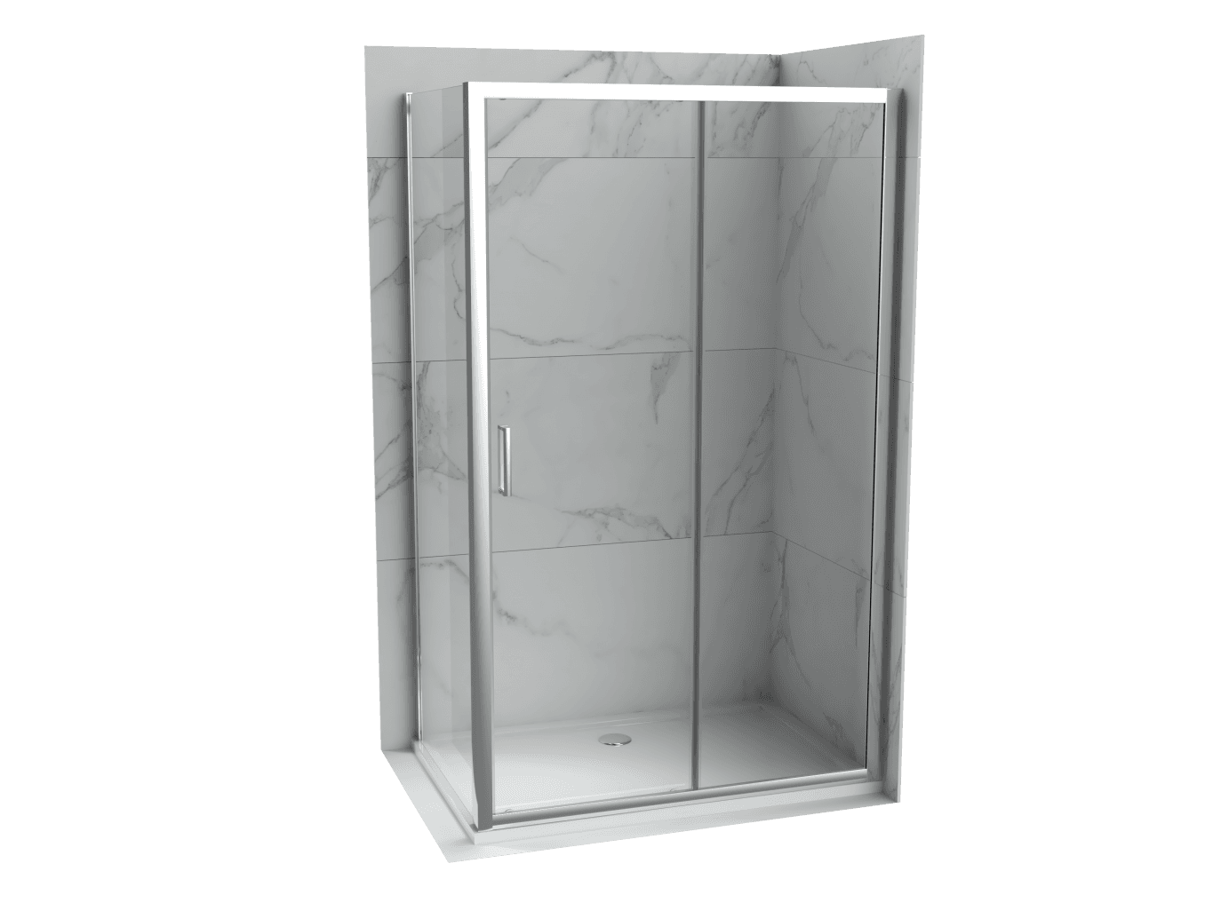 COPEN Tuš kabina Project, 1000 x 700 x 1950 mm, Providno staklo 6 mm